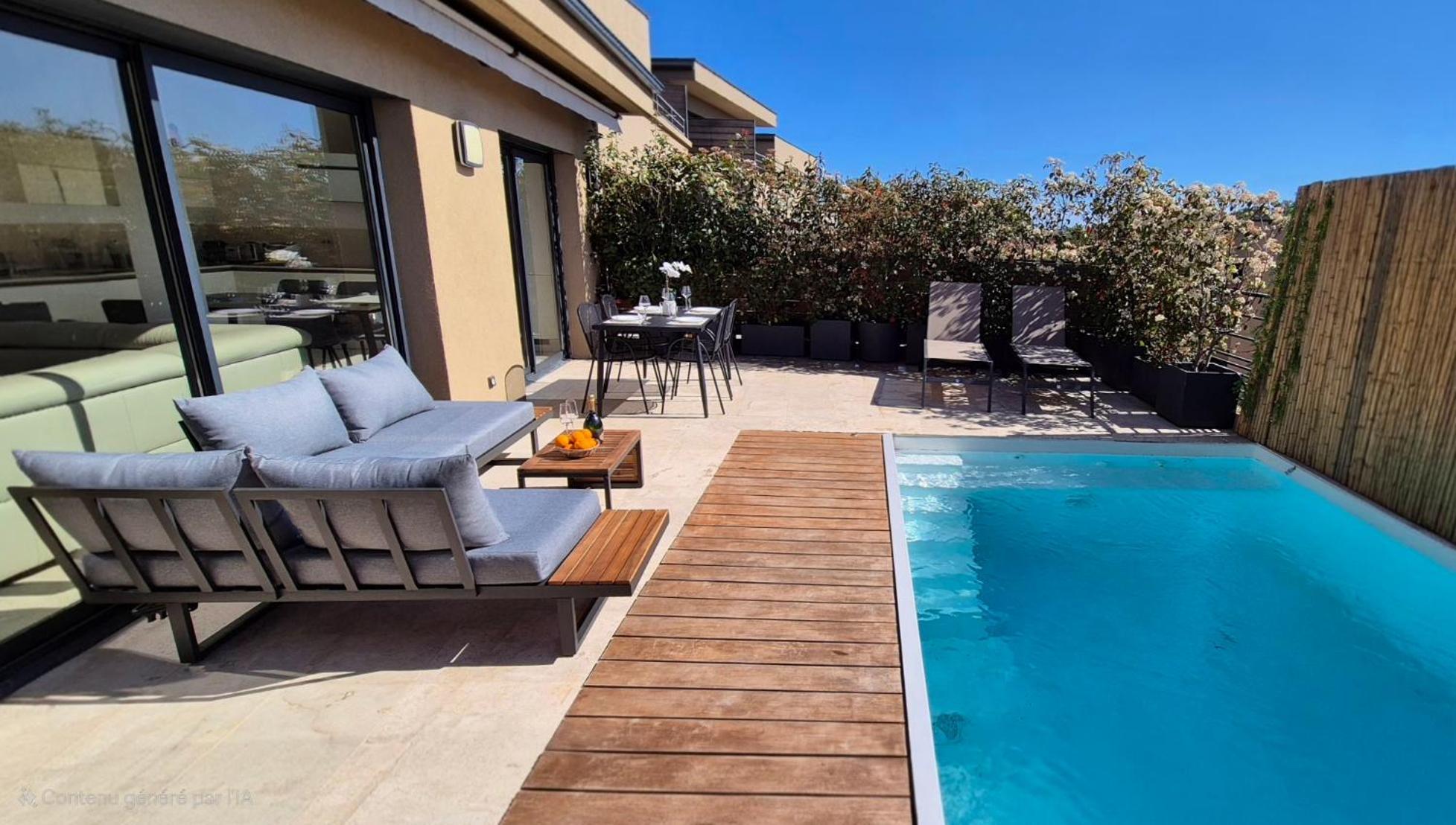 Villa Moderne De Standing Avec Piscine Privee A 400M De La Plage - 4 Chambres 孔卡 外观 照片